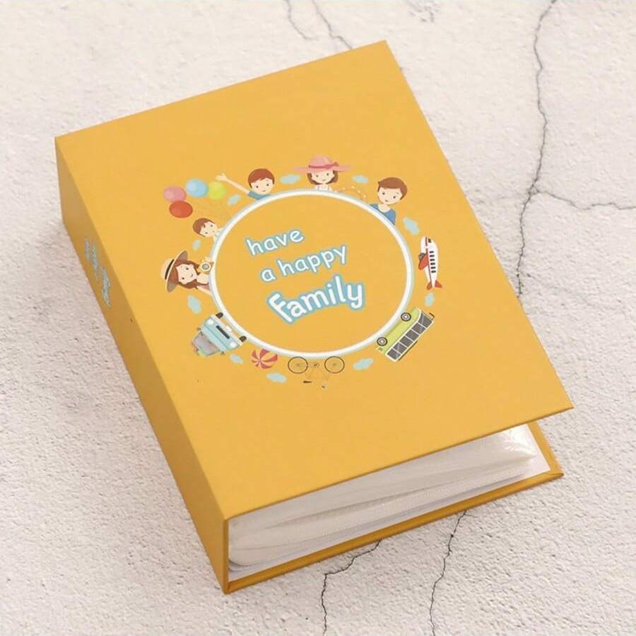 6 Inch Photo Album Holds 100 Photos, Paper Material, Rectangular Memory Book, Ideal Gift for Milestones, Weddings, Holidays