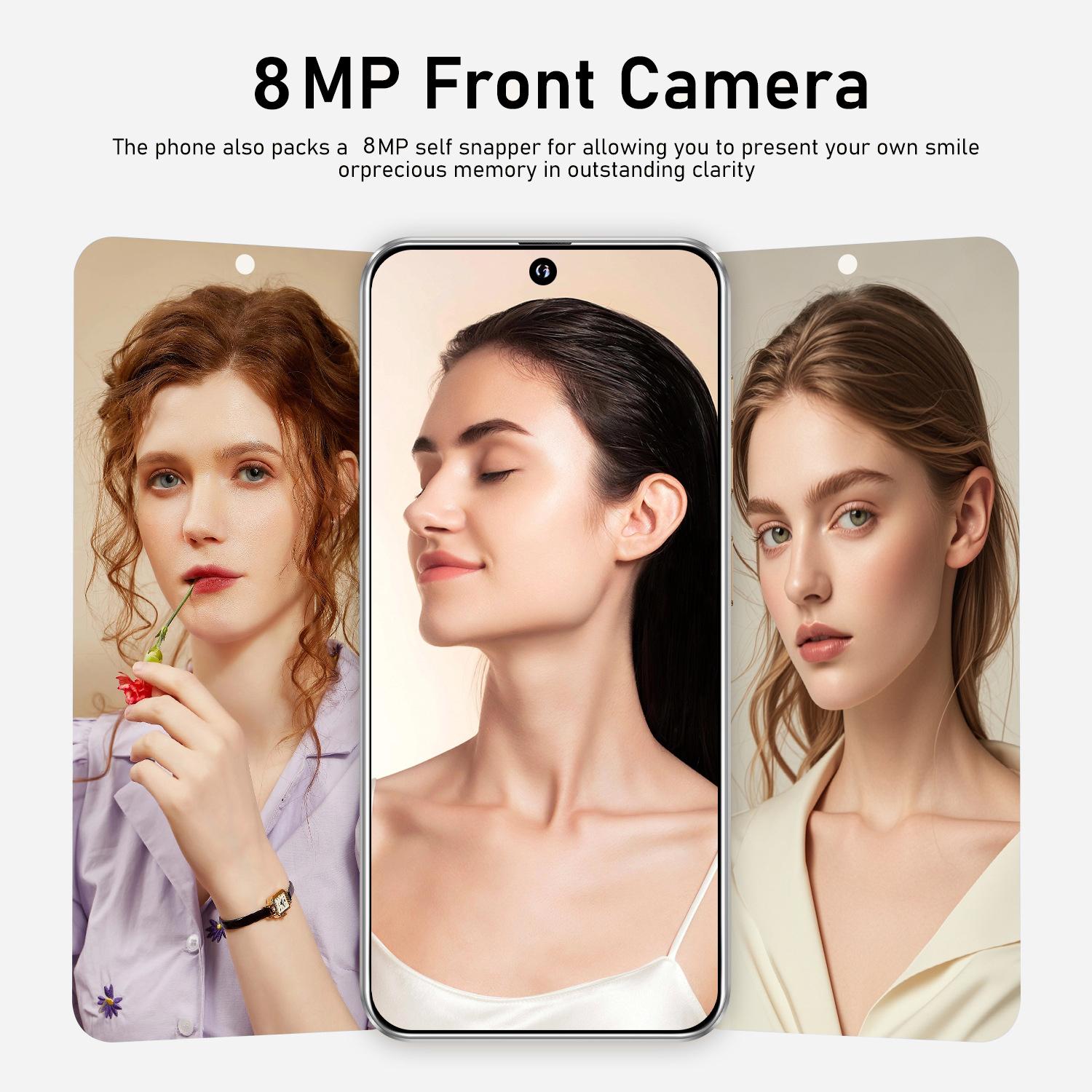 M26 Ultra Smart Android Phone, 6.8 Inch Screen, Dual Sim Slot, Octa-Core Cpu, 4g Network, 4GB RAM, 64GB Storage, 4000mah Battery