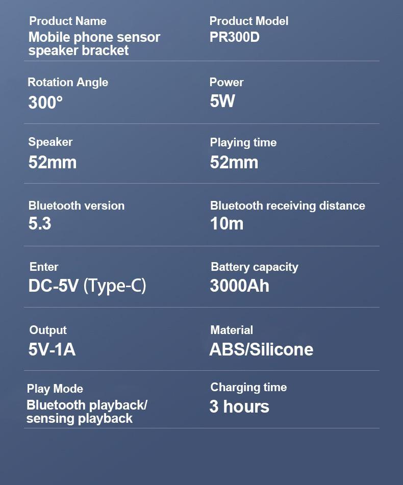 【Holiday Haul】AKLLCCR Wireless Induction Audio Bluetooth Speaker 5in1 Cellphone Holder USB Emergency Rechargeable (5000mAh) Portable Power Mobile Tablet Stand with Colorful Ambient Light Gifts for Friend, Family 【Holiday Haul】AKLLCCR Wireless Induction Audio Bluetooth Speaker 5in1 Cellphone Holder USB Emergency Rechargeable (5000mAh) Portable Power Mobile Tablet Stand with Colorful Ambient Light Gifts for Friend, Family