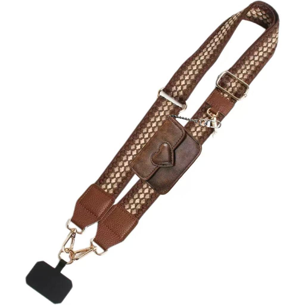 A multi-functional phone strap with a built-in wallet, adjustable backpack strap, suitable for various individuals and perfect for gifting to friends and loved ones, Phone Lanyard