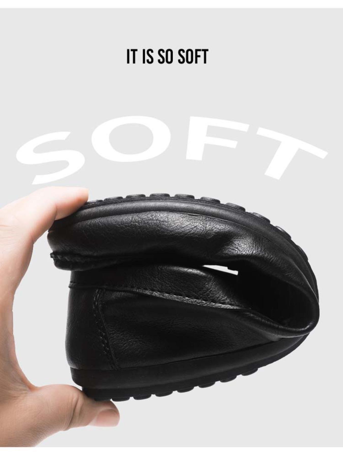 2026 New Spring and Summer Collection for Men, Slip-On Lazy Shoes Without Laces, Soft Leather and Breathable, Penny Loafer Moccasins, Business Casual Commute Shoes