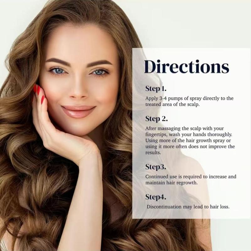 1 /2/3Bottles｜Osimoon 5% Minoxidil with Biotin Hair & Beard Growth Spray｜Extra Strength Hair Loss Treatment·Improve Thinning & Fragile Hair｜For Men & Women·Scalp - Safe·Hair Growth Essential