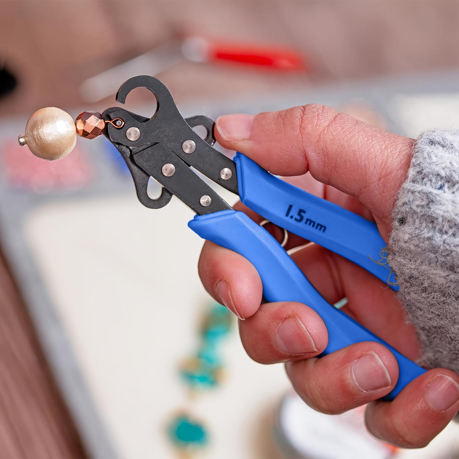 1 Pack 1.5mm Coil Needle Pliers, Roll Copper Wire 0.6mm-1.0mm, Metal Loop Tool, Efficient Design, Durable and Long-Lasting, Hand Tools