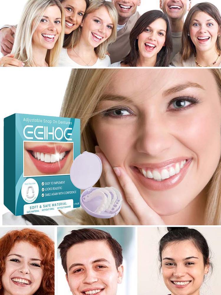 Adjustable Dentures Teeth Fake Teeth Enhance Aesthetic Portable for Teeth Beauty