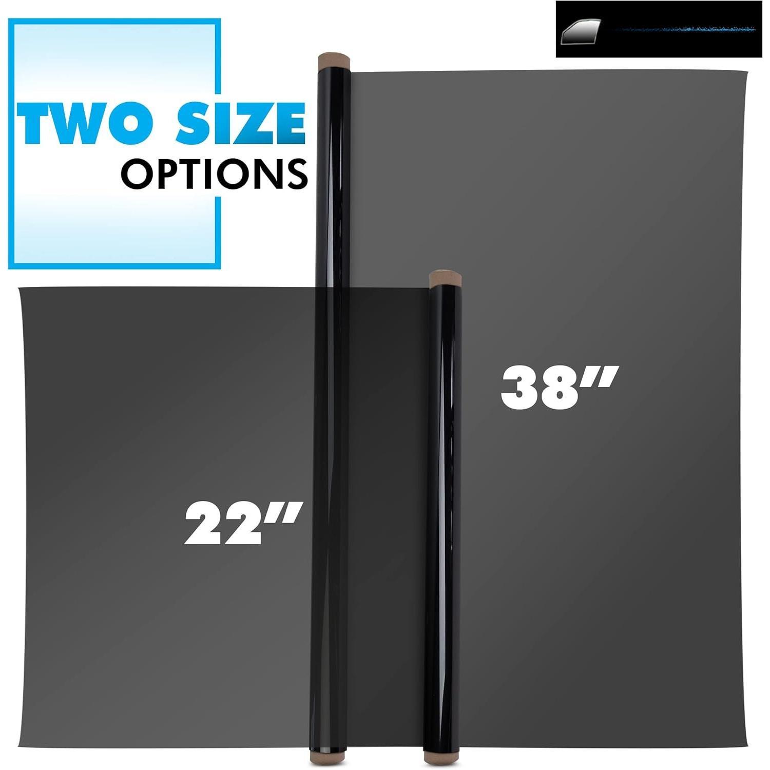 Nano Carbon Window Tint Film - 35% Tint (22'' W x 10' Long) - Blocks 99% UV Rays & Heat -  Protection - DIY Install
