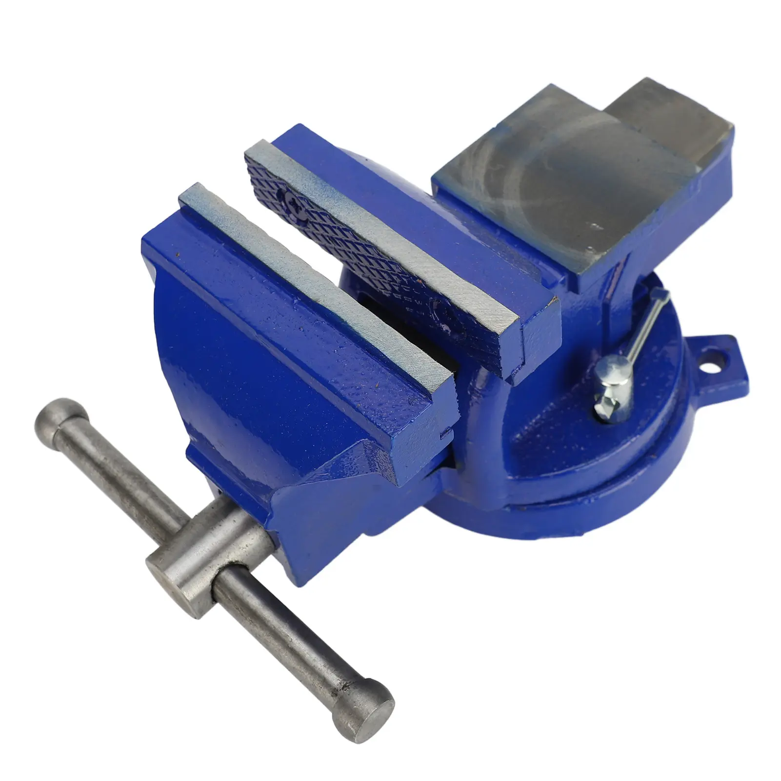Heavy Duty Mini Flat Jaw Metal Body Bench Vise Clamp, Inches-Sized Multifunctional Tool for Industrial, Home Repairs