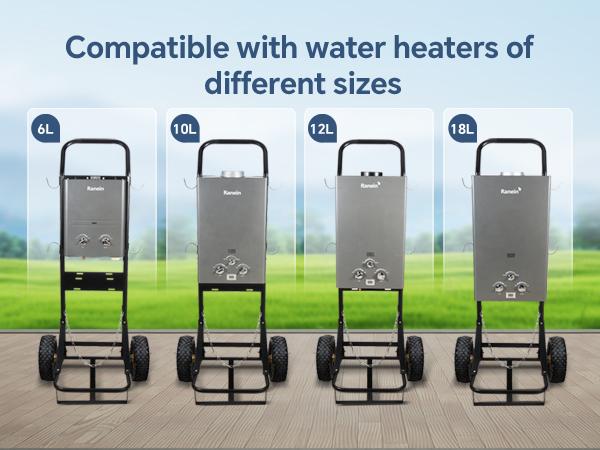 Ranein Tankless Water Heater Outdoor, 1.58 GPM Portable Propane Camping Water Heater, 6L, RO4KY, Grey Ranein Tankless Water Heater Outdoor, 1.58 GPM Portable Propane Camping Water Heater, 6L, RO4KY, Grey