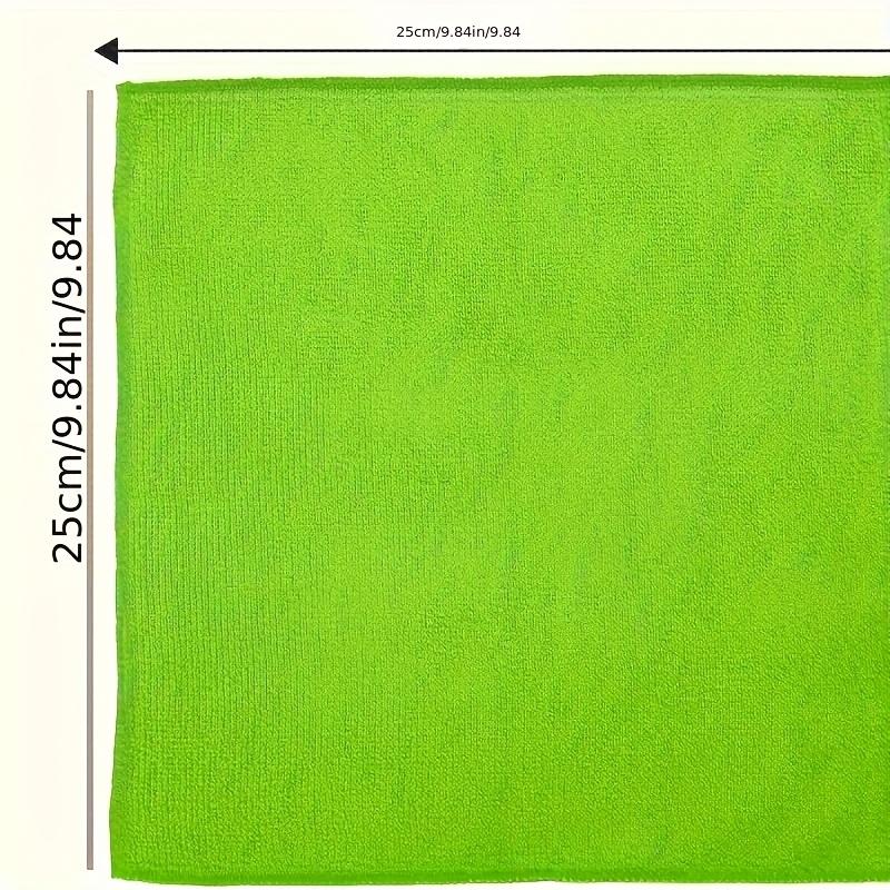 20pcs Microfiber Cleaning Cloths - Super Absorbent & Quick-Drying, Streak-Free for Kitchen, Bathroom, Car, Furniture - Durable Reusable Towels with Vibrant Colors, Effortlessly Remove Stains & Grease, Multipurpose Cleaning Supplies,High Absorbency Fabric