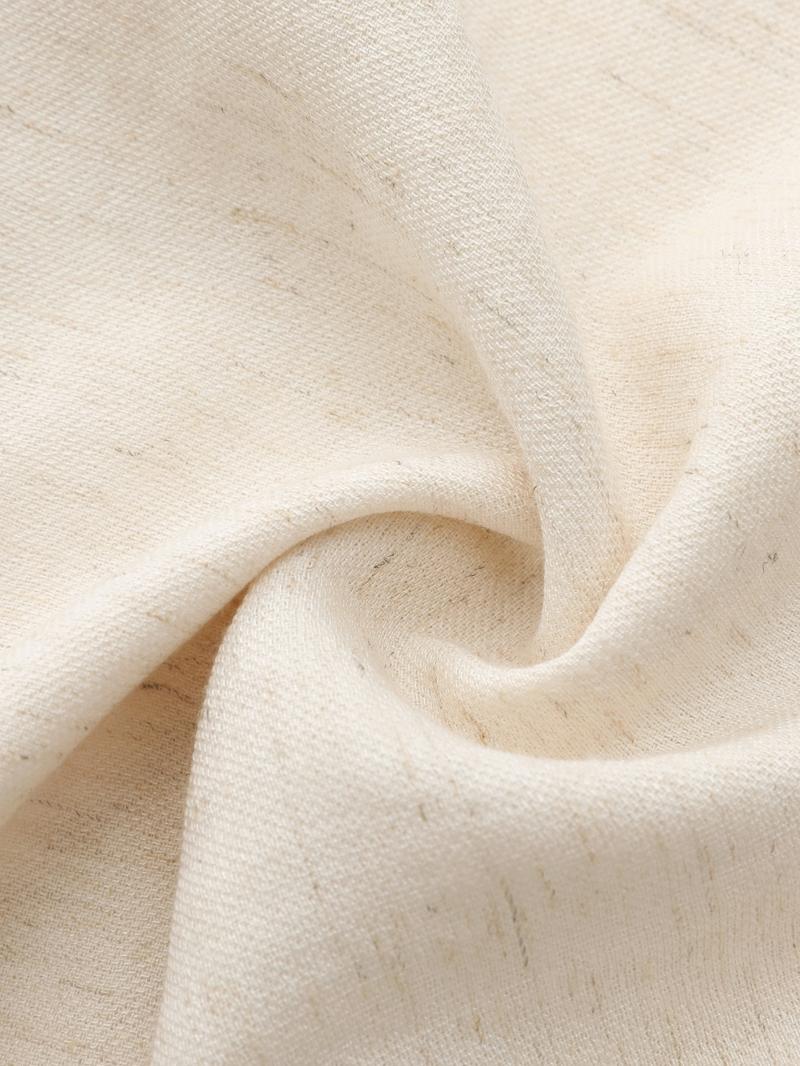 Women's Lightweight Linen Tie-Front Long Sleeve Top, Casual Summer Fashion, Breathable & Comfortable Design, Perfect for Daily Wear