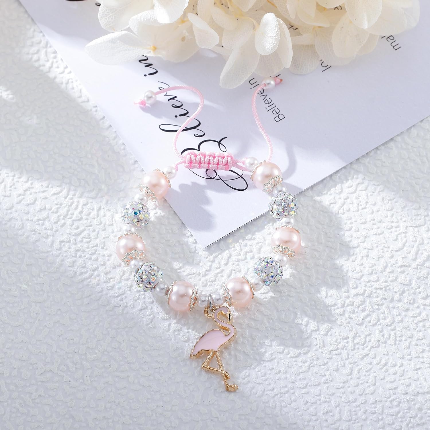 Gifts for Women  Bracelet  Gifts Famingo   Decor  Flamingos  Stone Inspirational Bracelet for Women