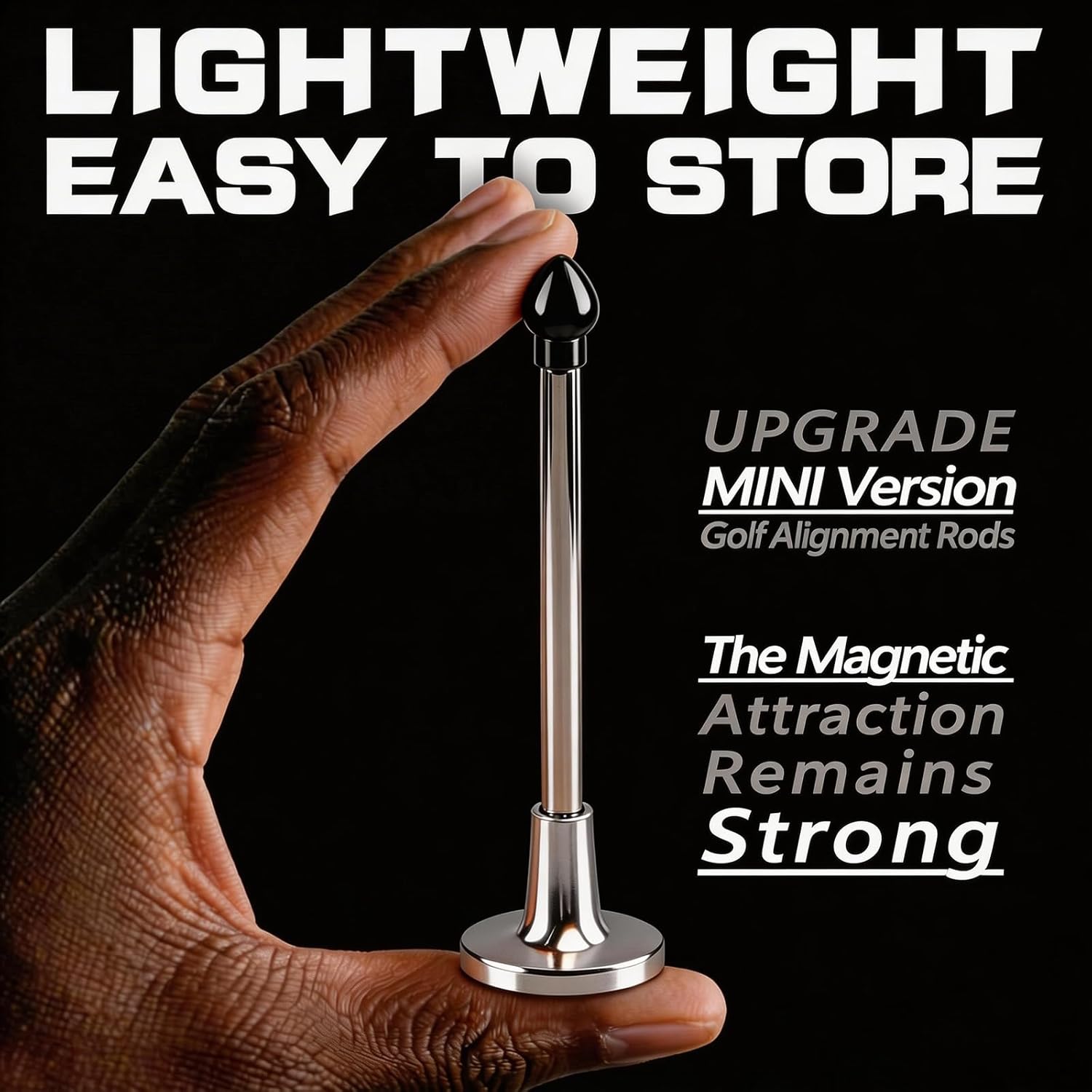 Golf  Alignment Rods, Golf Alignment Sticks, Golf  Aid, Telescopic Golf Corrector to Visualize and Align Golf Shots, Ideal Golf Accessories and Swing  for Golfers