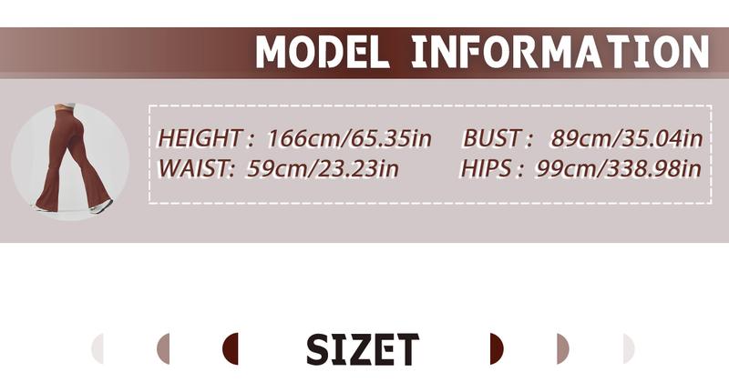 NcmRyu High Waisted Flare Leggings – Ribbed Bootcut Yoga Pants for Women, V Crossover Waist, Stretchy Gym & Casual Wear gia track set