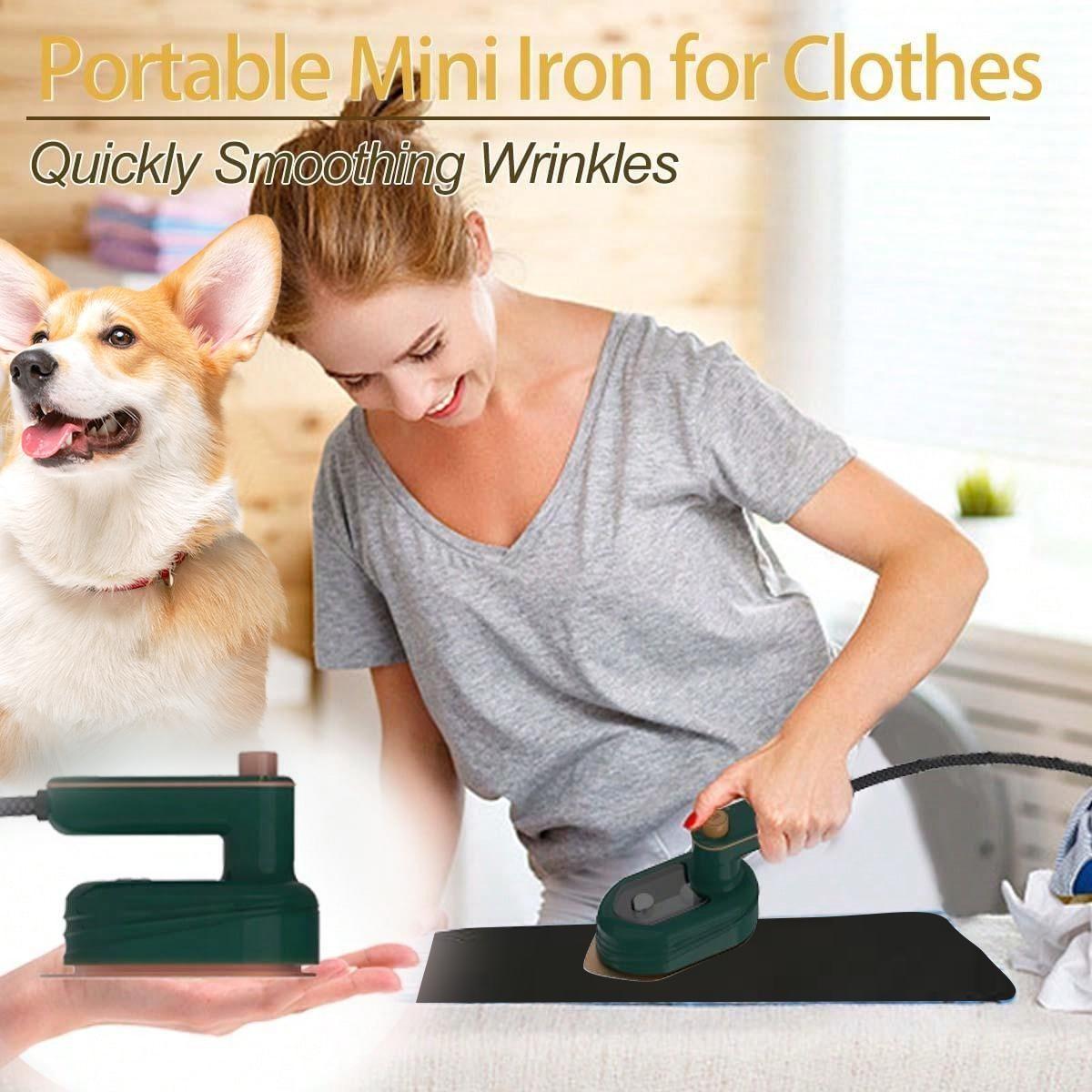 Explosive 180° Rotating Handheld Mini Iron, 1 Count Fast Heating, Lightweight and Portable Mini Iron for Daily Home, Dormitory, Travel, Out Of Work, Business Trip, Clothing, Shirt, Trousers, West Skirt, Clothes Wrinkling