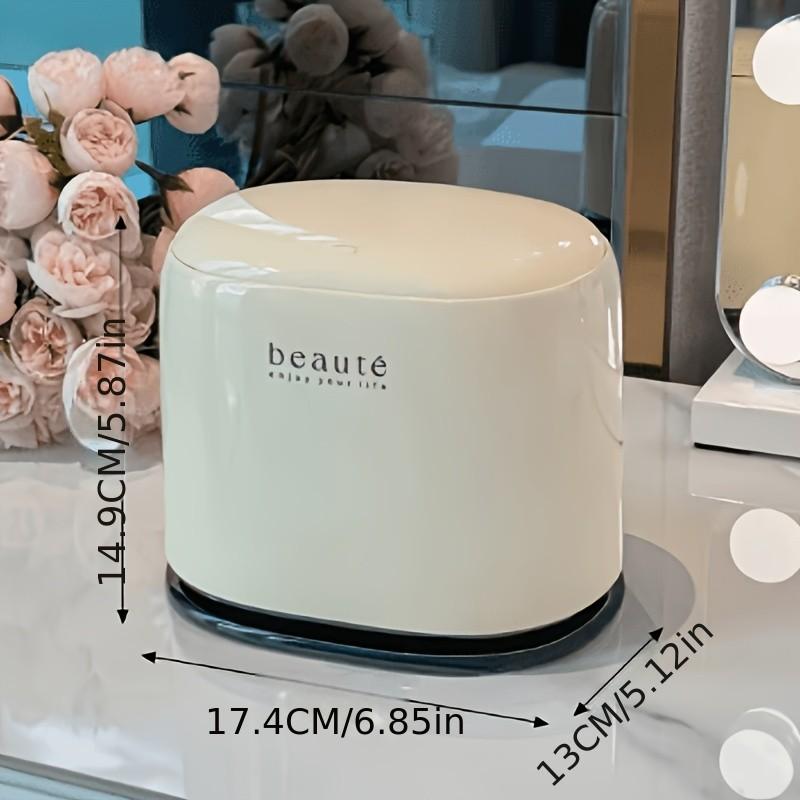 Stylish Press Type Desktop Garbage Bin, Luxury Design for Desk & Living Room, Compact Waste Container, Durable & Convenient for Daily Use