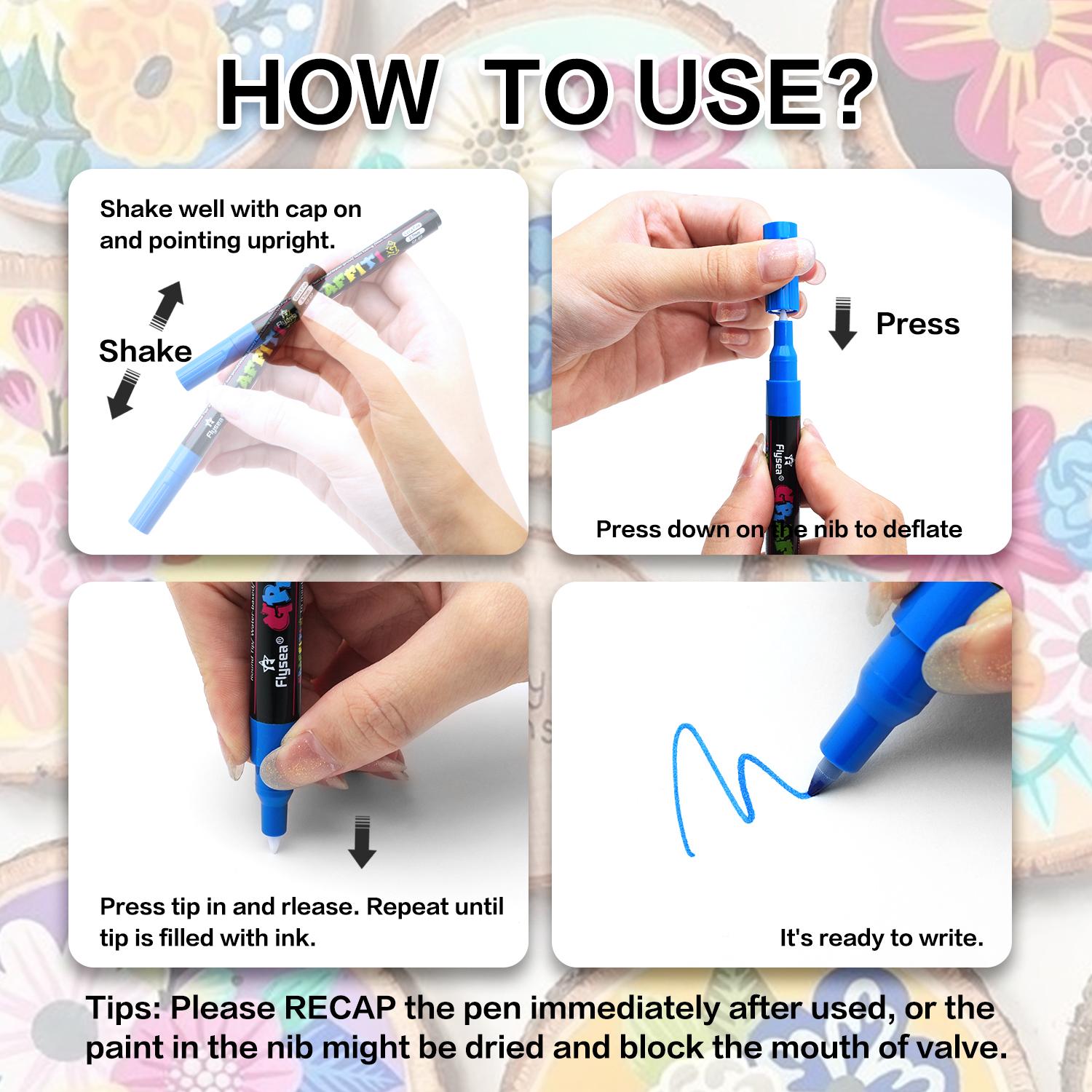 12pcs/set Body Paint Marker Pen High Pigment, Face Body Art Temporary Tattoo Drawing Pen, Party Supplies, Valentine's Day Gift