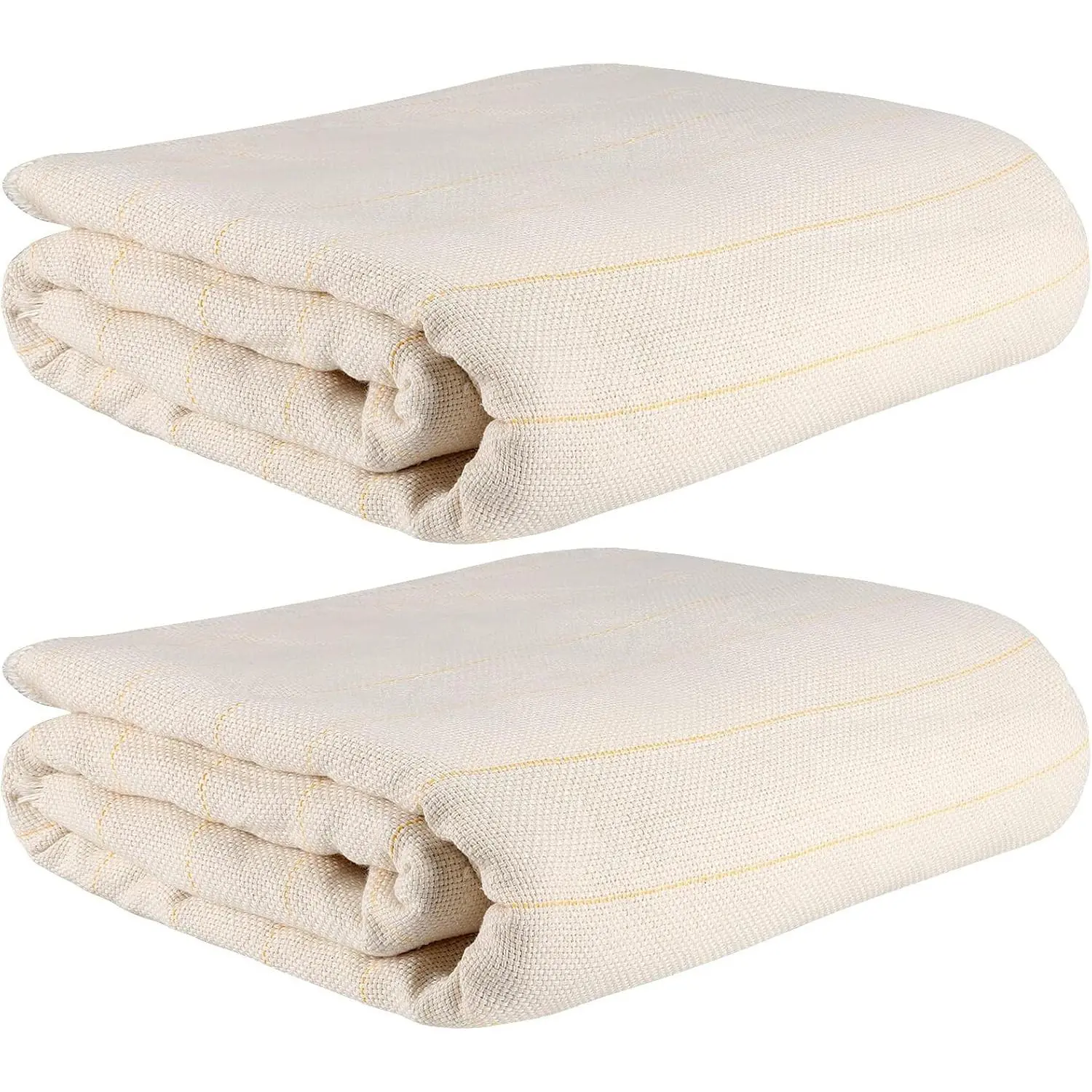 2 Pieces 59 x 59 Inch Tufting Cloth with Marked Lines, Large Size Punch Needle Monk’s Cloth, Primary Rug Backing Fabric for Embroidery, Handmade, DIY Craft