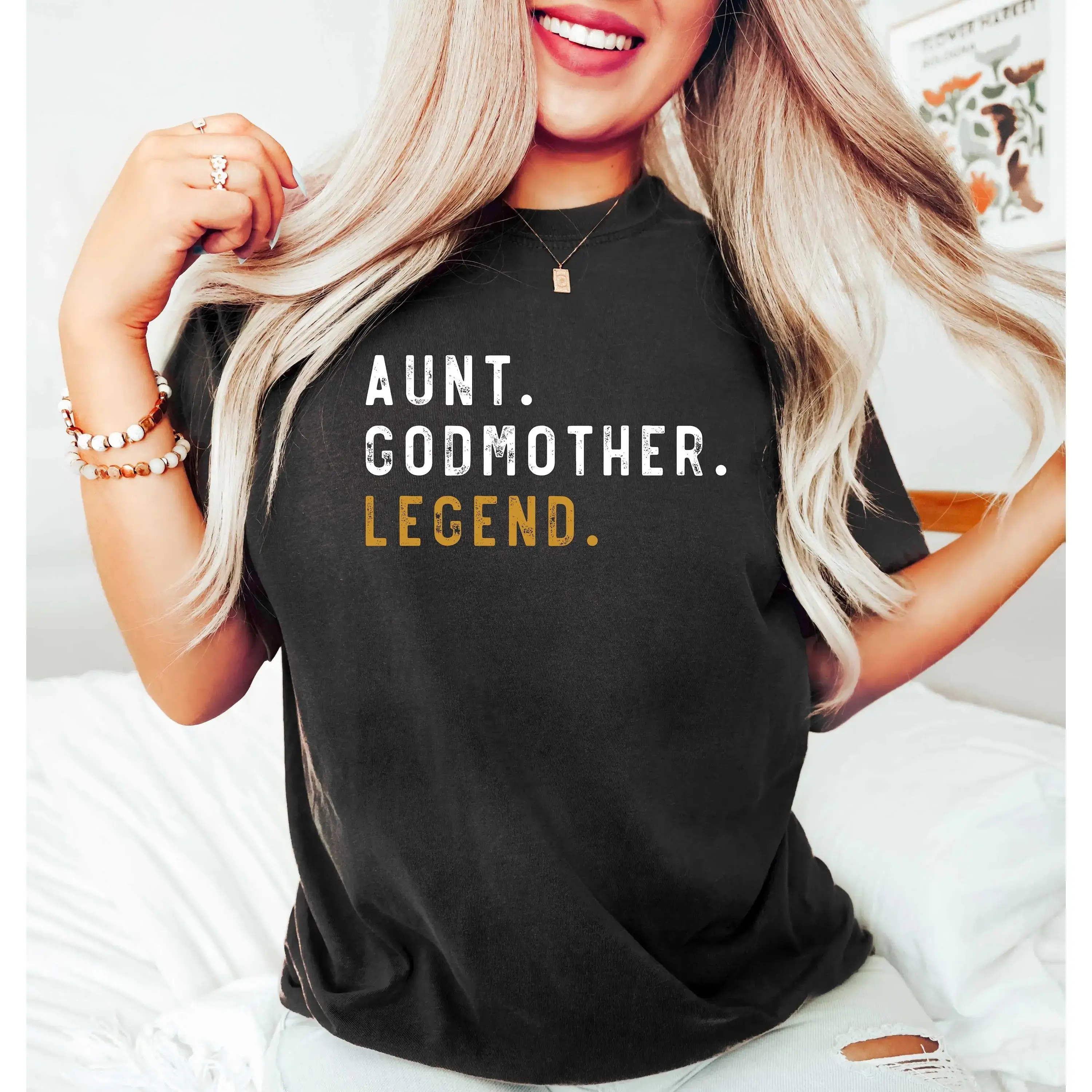Aunt Godmother Legend Sweatshirt, Funny Godparent Sweater Gift, Aunt Gift, Godmother Sister In Law Gift, Godmama Sweatshirts, Baby Shower,multiple,Monaco