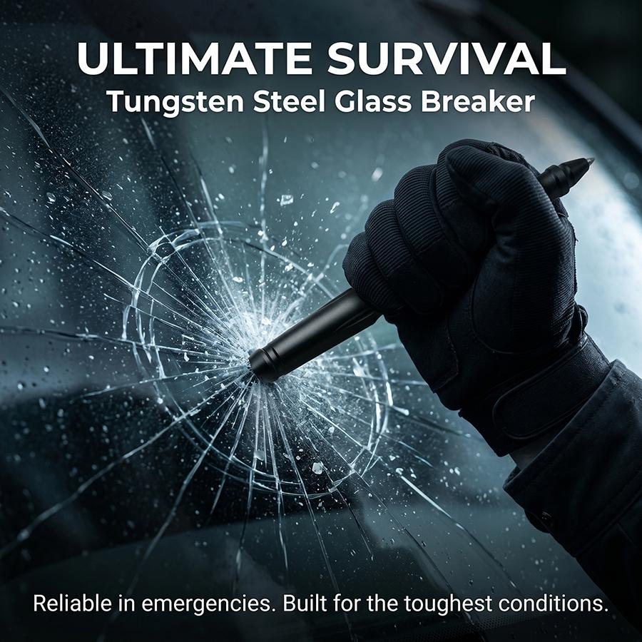 Tungsten steel window breaker multifunctional tactical pen with touch screen head signature self-defense pen outdoor combination tool