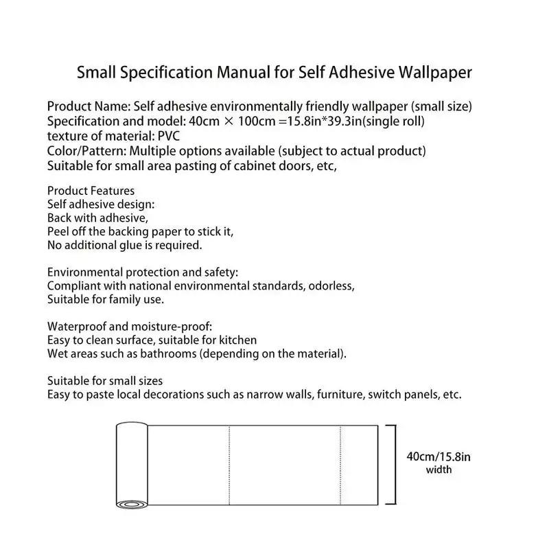 1 Roll 15.7 Inch x 39/79/118 Inches Marble Pattern Self-Adhesive Sticker, Waterproof Decorative Contact Paper for Countertop Furniture Table, Removable Backsplash Wallpaper for Home Living Room Kitchen Bathroom Renovation