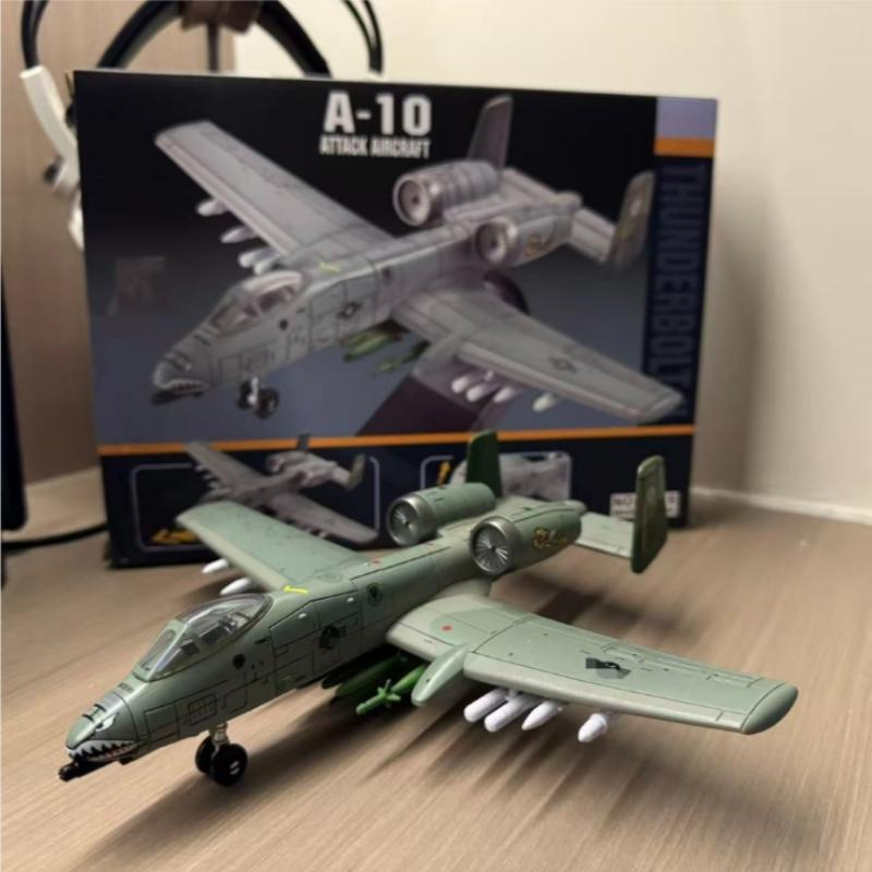 A-10s Aircraft Model Kit, Plastic Construction Set, DIY Building Model, Ideal for Collectors & Desk Decor, Perfect Gift for Holidays
