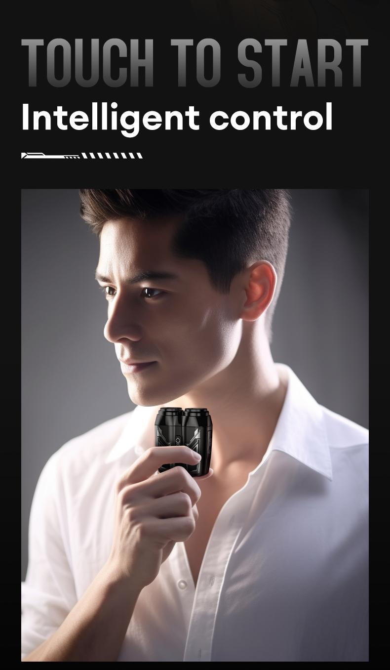 TRANSFORMERS Mini Shaver, 360° Floating Head, Dual-Arc Blade Net, Portable & Waterproof, Ultra-Long Battery Life, Best Gift