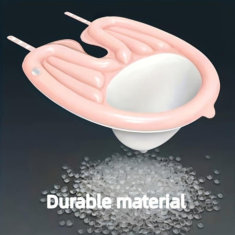 Portable Inflatable Shampoo Basin with Hose Bedside Washing Tub for Pregnant & Disabled Easy to Install, Durable Plastic Ideal for Home & Hotel Use Perfect for Salon & Bedridden Care