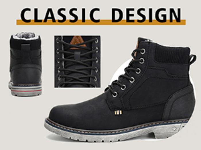 Mishansha Men's Women's Waterproof Snow Boots Winter Trekking Hiking Boots with Warm Fur Lining, Anti-Slip Sole, Insulated Outdoor Cold Weather Booties