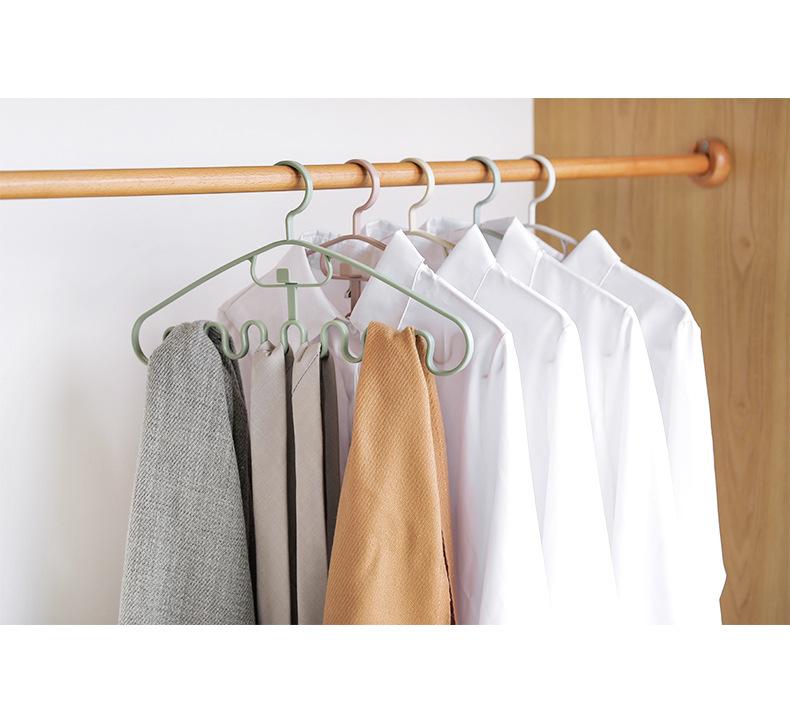 Wave clothes hanger, underwear storage rack, sling clothes hanger, student minimalist dormitory artifact, clothes hanger, clothes support