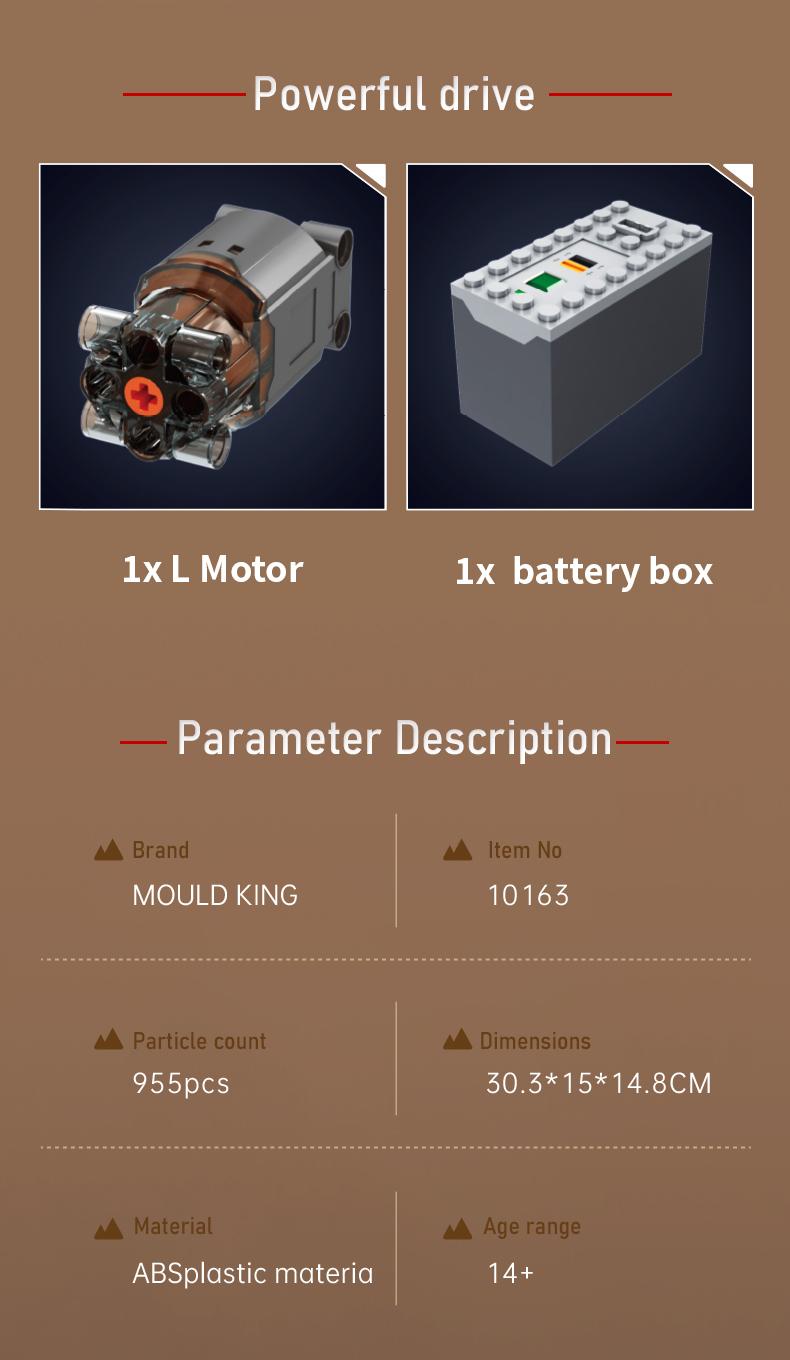 Mould King 10163 W16 Engine Red Car Motor Model That Runs Building Block Adult Kid Toy Collectibles 955 Pcs Truck Stem Construction Set Mould King 10163 W16 Engine Red Car Motor Model That Runs Building Block Adult Kid Toy Collectibles 955 Pcs Truck Stem Construction Set