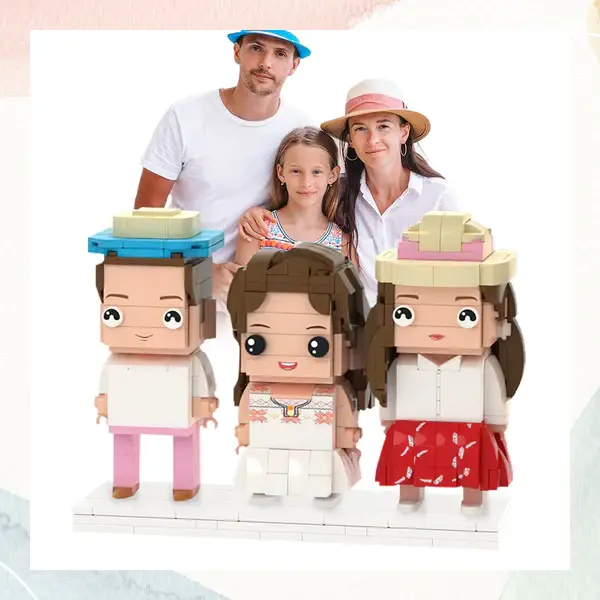 Product Introduction of Mother's day gift Customizable Mini Brick Figure with Key Chain Set – Personalized Gift for Any Occasion Based on Your Photo 21