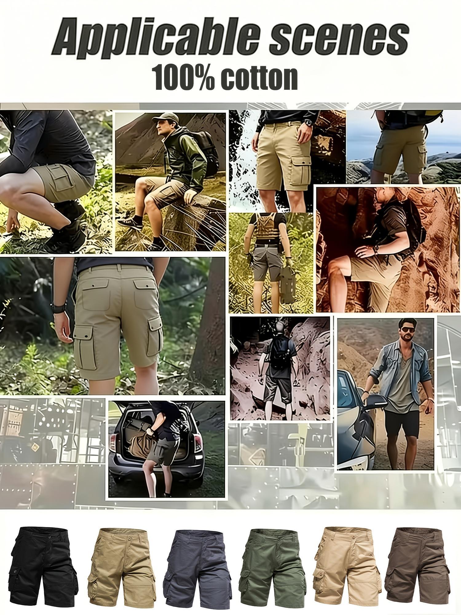 3-pack men’s cargo pants, tactical men’s shorts, men’s shorts with multifunctional pockets, suitable for golf and outdoor activities, men’s hiking shorts, wear-resistant, wrinkle-resistant, breathable shorts 3-pack men’s cargo pants, tactical men’s shorts, men’s shorts with multifunctional pockets, suitable for golf and outdoor activities, men’s hiking shorts, wear-resistant, wrinkle-resistant, breathable shorts