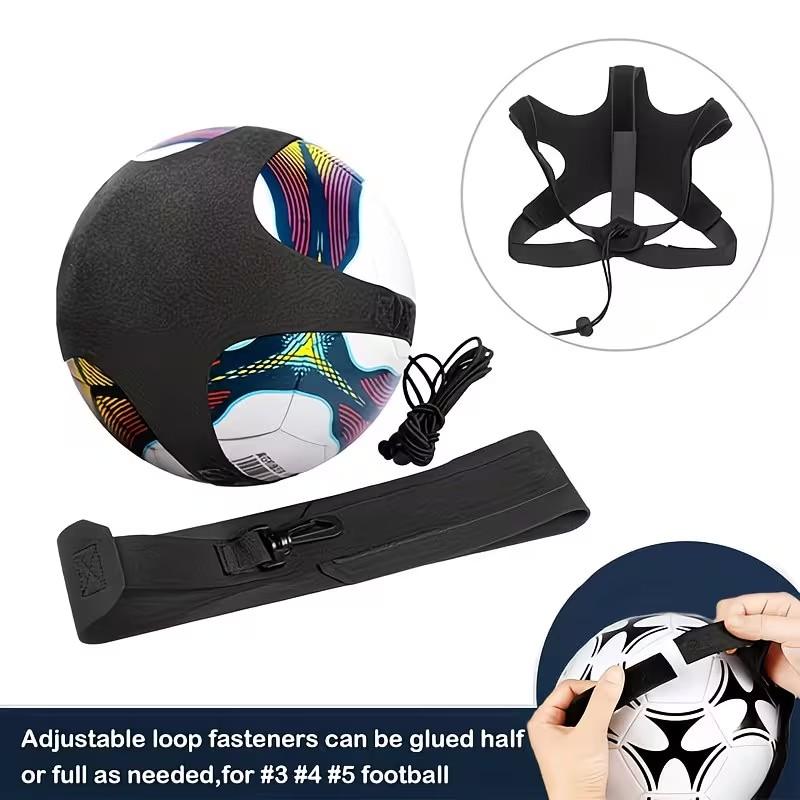 Adjustable Soccer Kicking Trainer, Ideal for Solo Practice, Durable Nylon Material, Perfect for Teens and Adults, No Ball Included