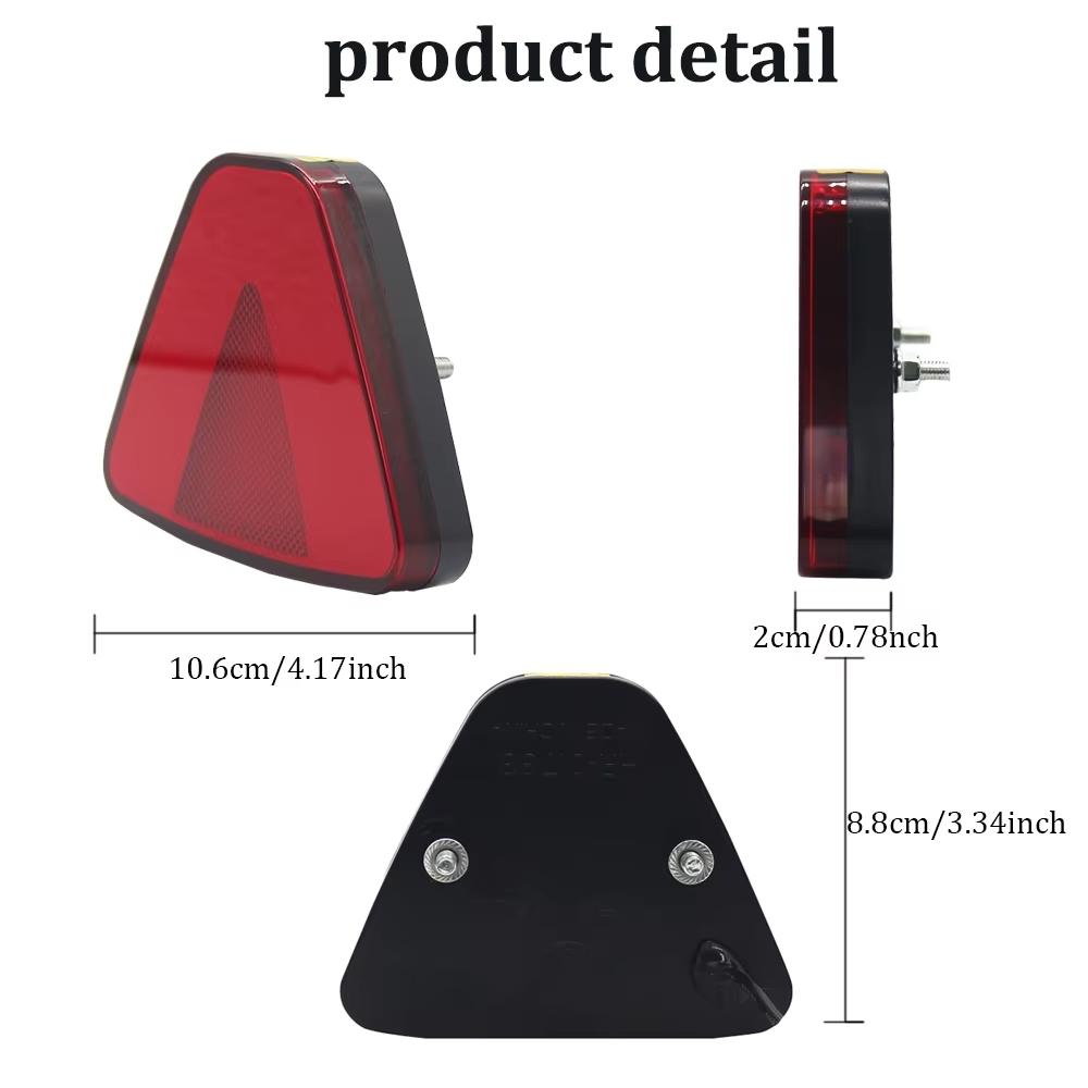 Car Motorcycle LED Brake Pilot Light Rear Tail Flash Lights Auto Warning Reverse Stop Safety Signal Lamp Led Blinker 12V