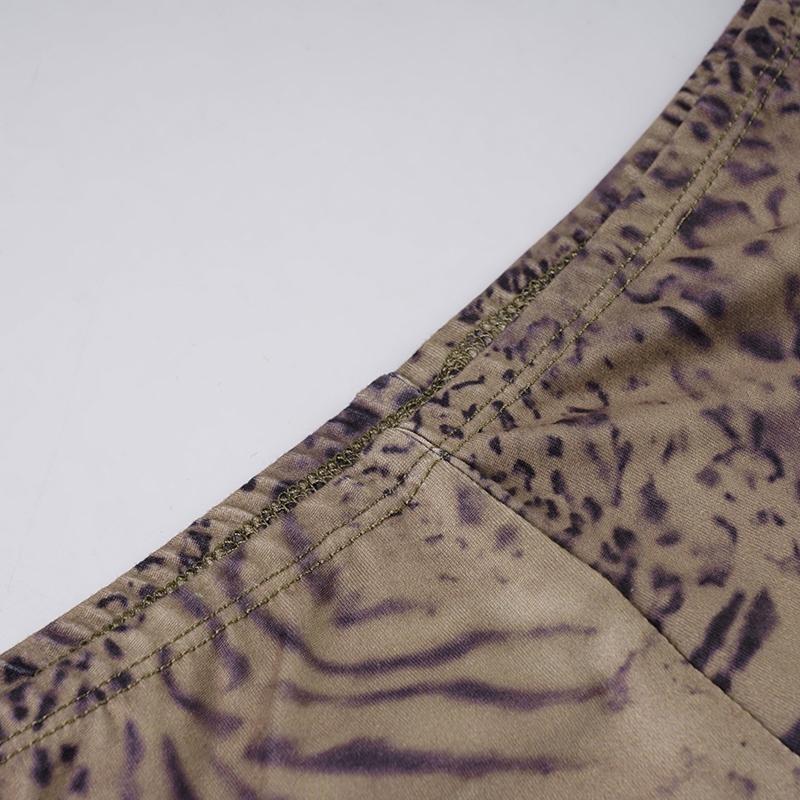 Sexy Leopard Halter Top + Tight Shorts Set, Women's Backless Crop Top, Street Style, Polka Dot Pattern, Natural Waist, All Seasons