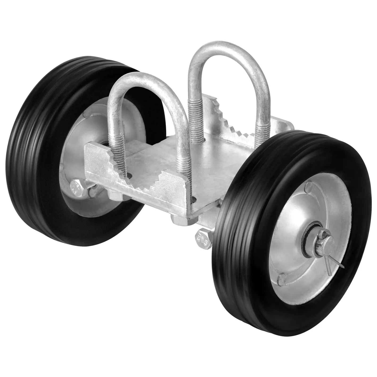 Sliding Gate Kit, 6" Rolling Gate Hardware Kit, Universal Adjustable Sliding Gate Rollers Track Wheels, Heavy Duty Sliding Gate Guide Roller for Sliding Gates and Rolling Door,600lbs Load,Black