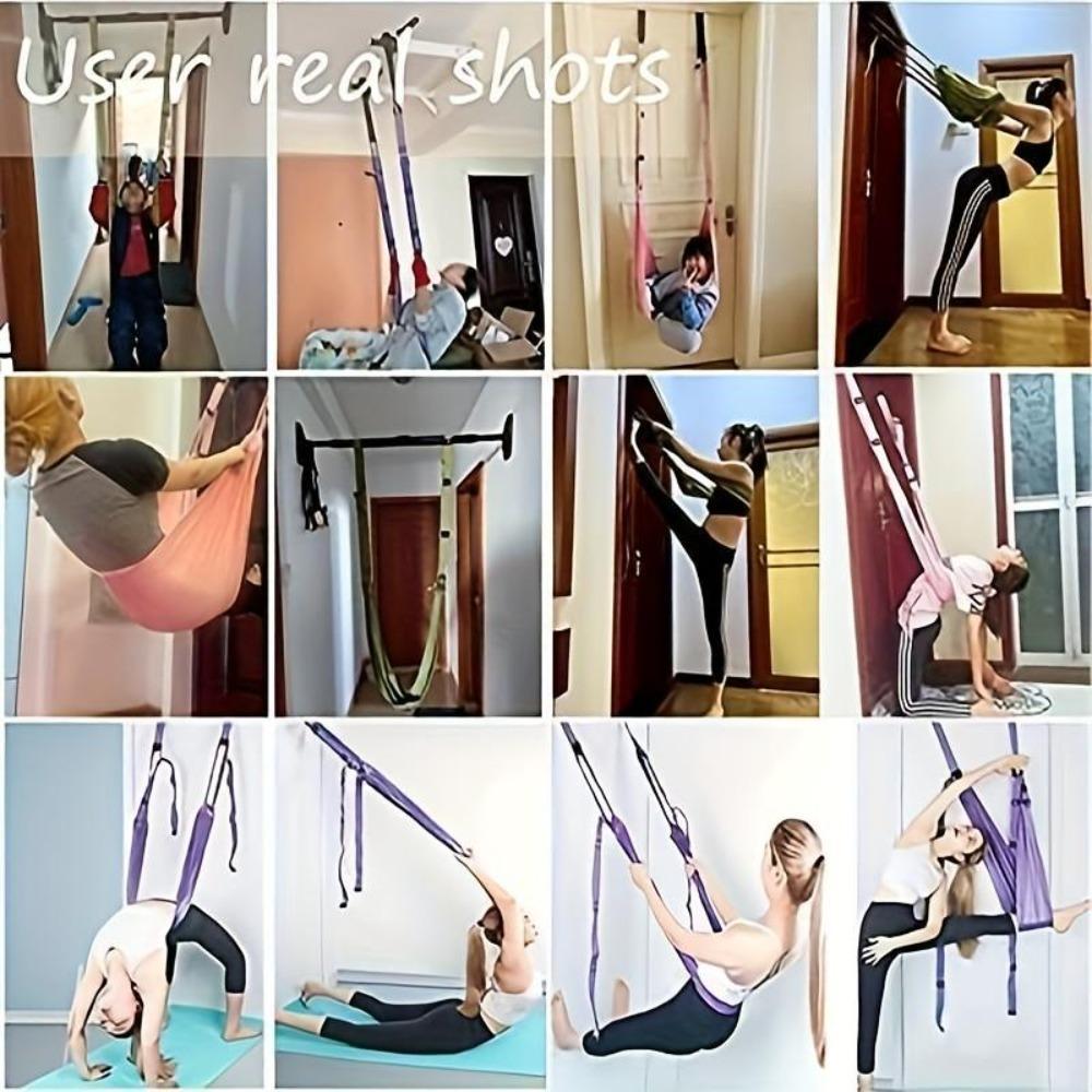 Yoga Stretching Rope – Premium Elastic Fitness Training Band for Home & Gym Use, Improves Flexibility, Strengthens Muscles & Enhances Posture