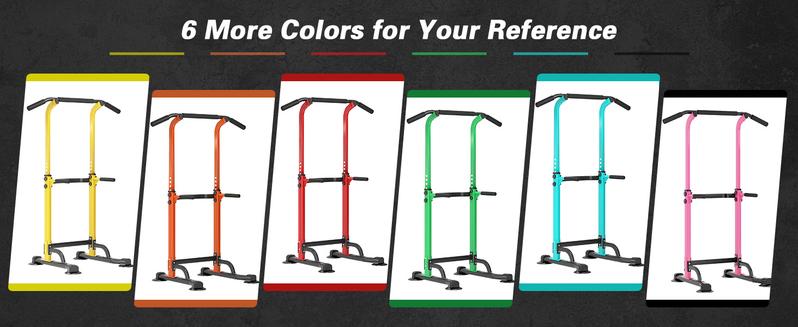 Space Saving 5-in-1 Home Gym: Adjustable Pull Up Bar, Dip Station & Push Up Stand - Full Body Workout Equipment for Men & Women