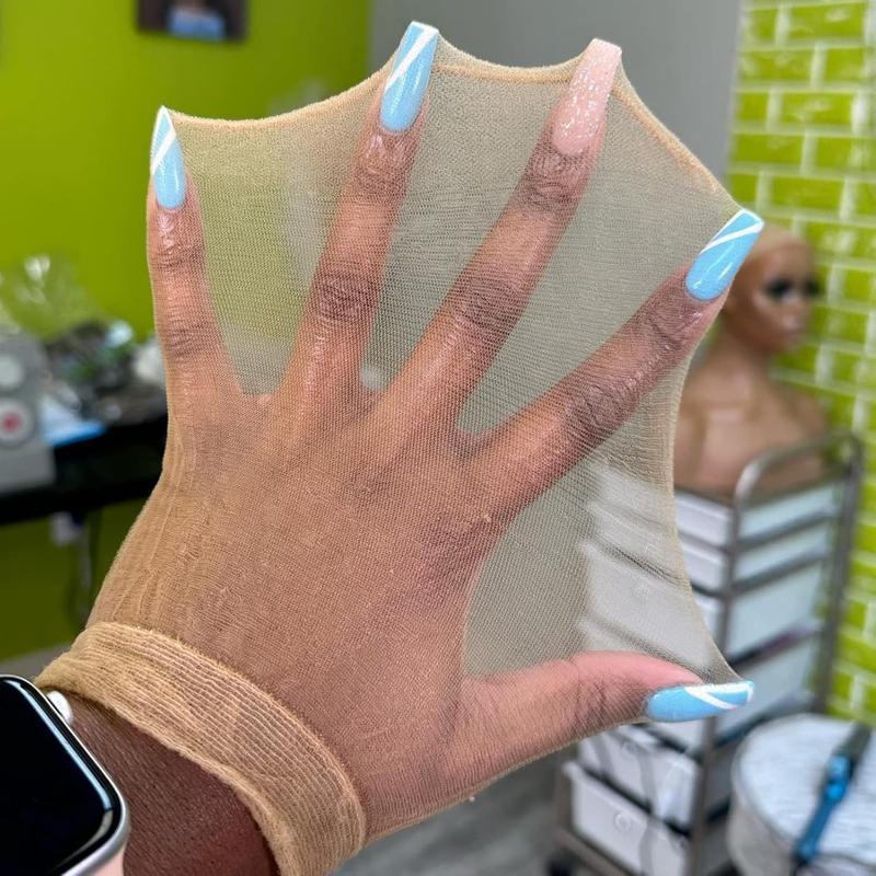 Invisible Hd Wig Cap Thin Stocking Cap Nylon Stretch Mesh Hd Wig Caps Hair Net For Weave Sheer Hd Wig Cap For Wig