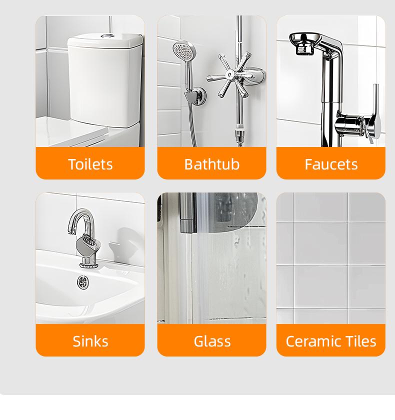 BOTARE Bathroom and Shower Cleaner Disinfectant Spray- Powerful Foaming Action for Tub, Tile & Shower, Removes Soap Scum & Hard Water Stains, Fresh Scent,  Household Cleaning