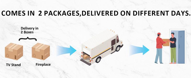 PUKAMI 70" Fireplace TV Stand with 23" Electric Fireplace for TVs Up to 80 inch, Modern LED Light Entertainment Center with High Gloss Storage Cabinet, Media TV Consoles for Living Room