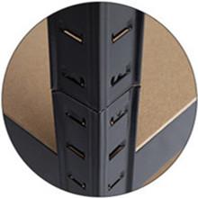 Karl home Garage Shelving Heavy Duty, 5-Tier Wide Size Adjustable Metal Shelving Unit Rack Organization for Garage Pantry Basement, 1900lbs,29.5" L x 11.8" W x 59.1" H, Black