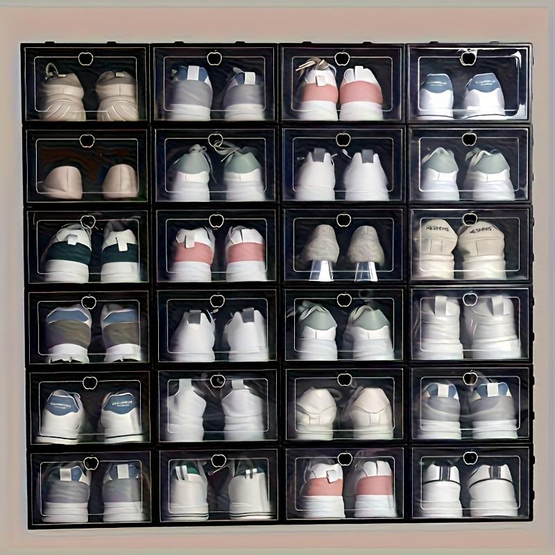 Space saving ceiling! Transparent shoe box Organiser directly liberates shoe cabinet
