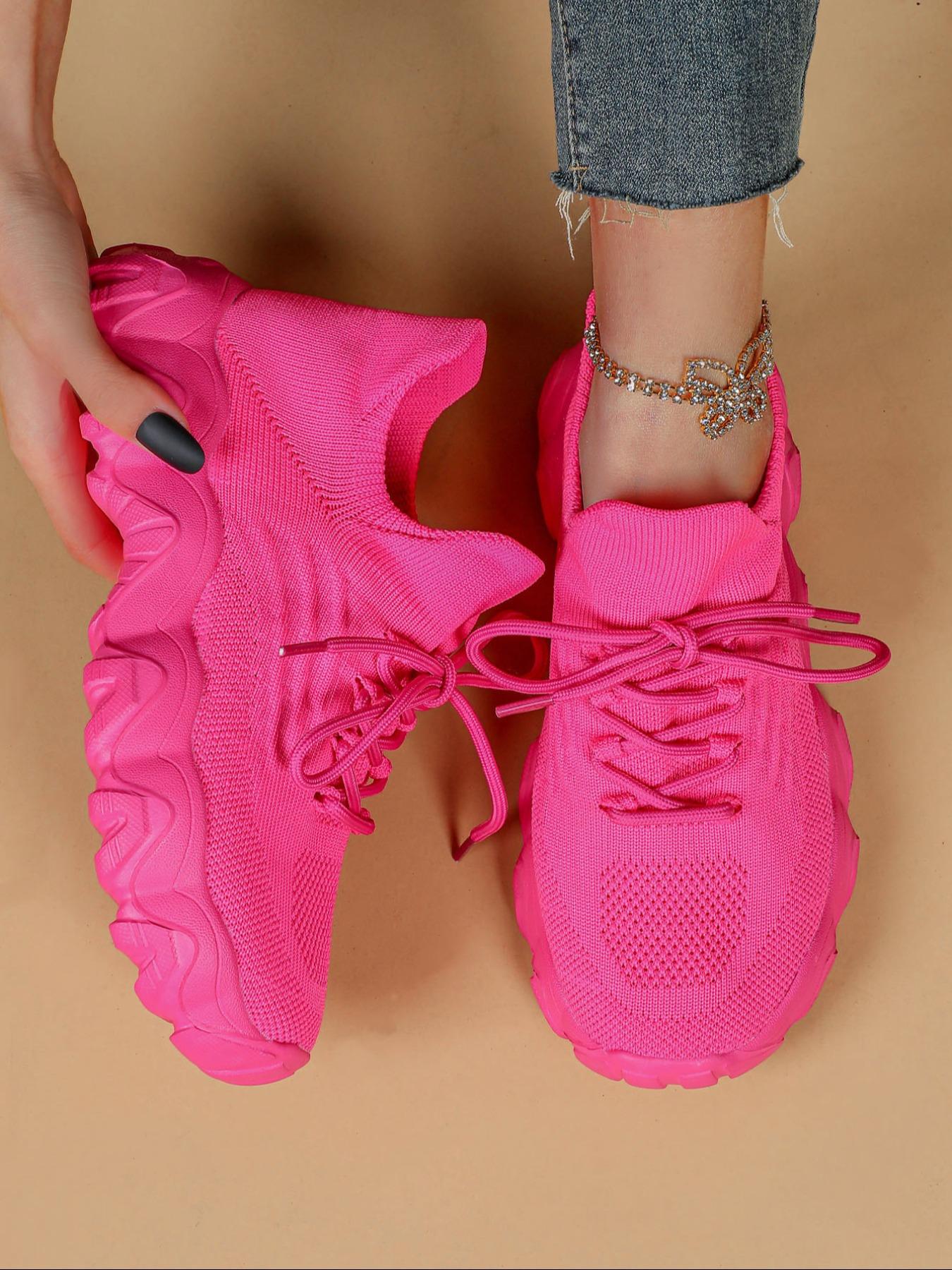 Women's Street Trend Air Sole Low Top Sneakers, Casual Comfortable Breathable Sports Running Shoes, Trendy All-match Chunky Sneakers for Daily Wear