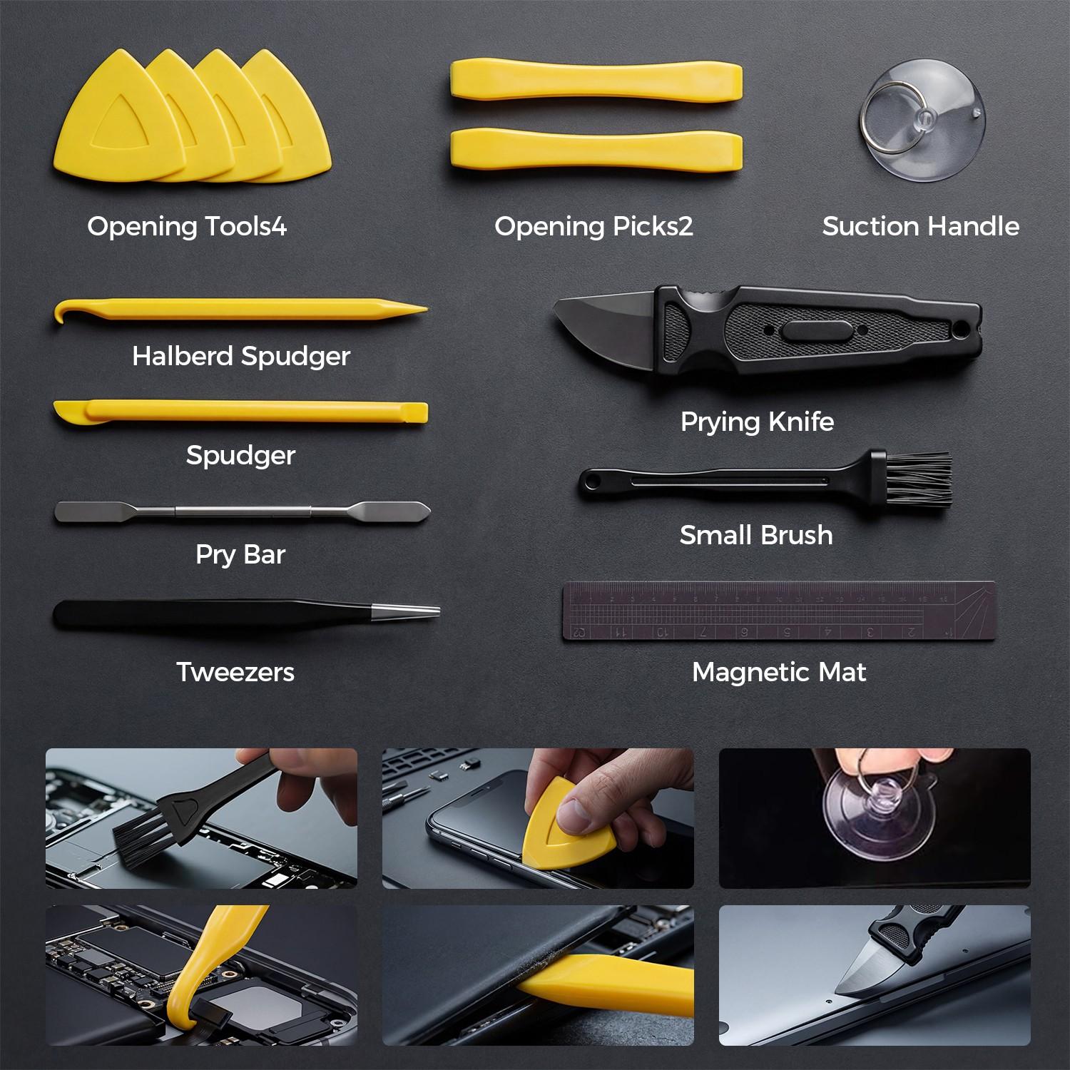 58-In-1 Phone Laptop Repair Tool Kit, Hex Screwdriver Set, Manual Maintenance Tools, Ideal for Home Use, Precision & Convenience Combined