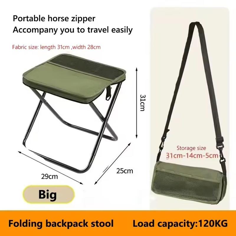 Portable Foldable Camping Chair with Carry Bag, Lightweight and Compact, Easy to Carry Outdoor Travel Picnic Chair
