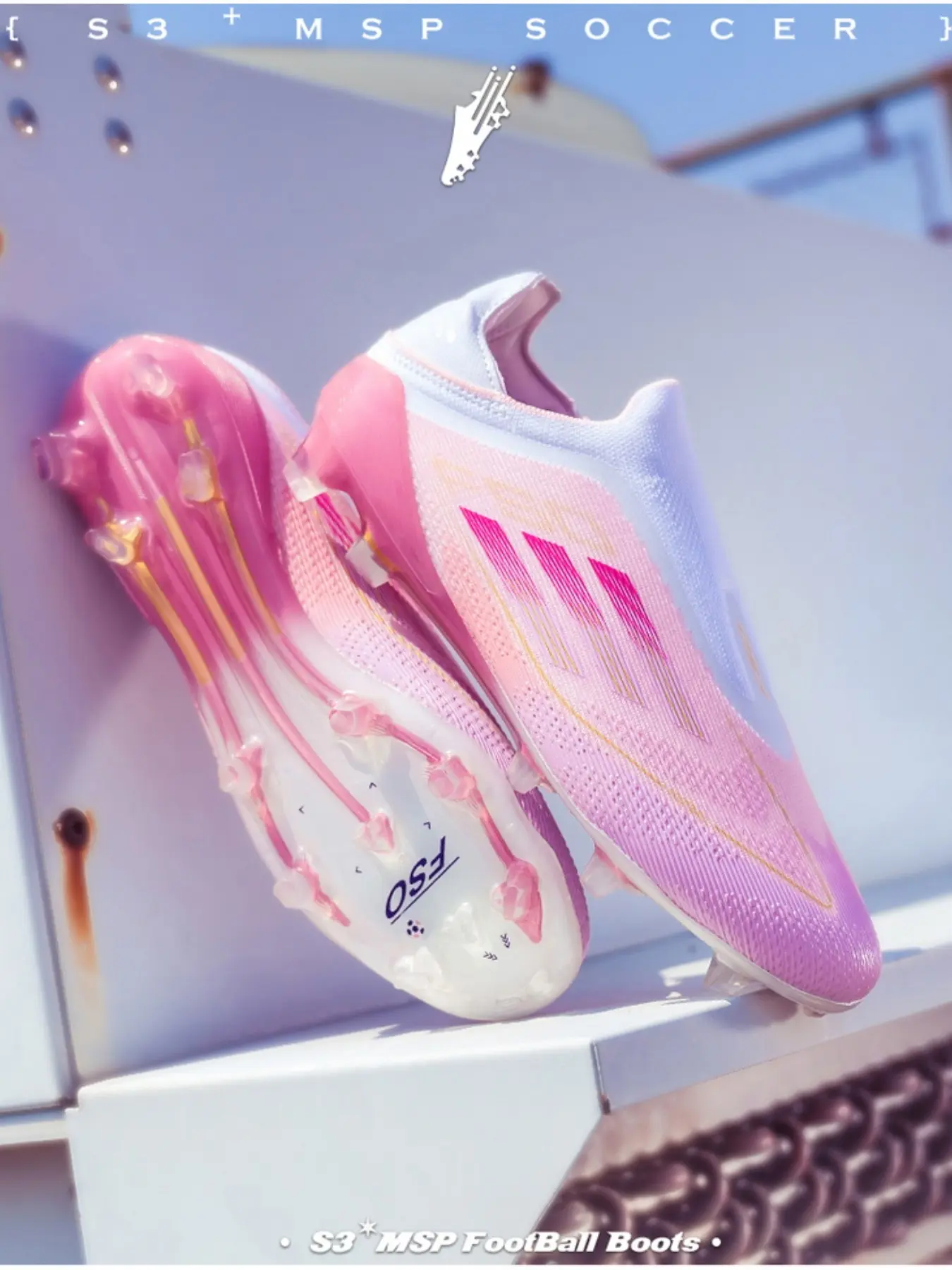 Unisex Breathable Soccer Cleats, Soccer Footwear, Ag Long Studs Grass Training Shoes, Comfortable Design, Quick-Dry, Soft Lining, Lightweight Non-Slip Sole