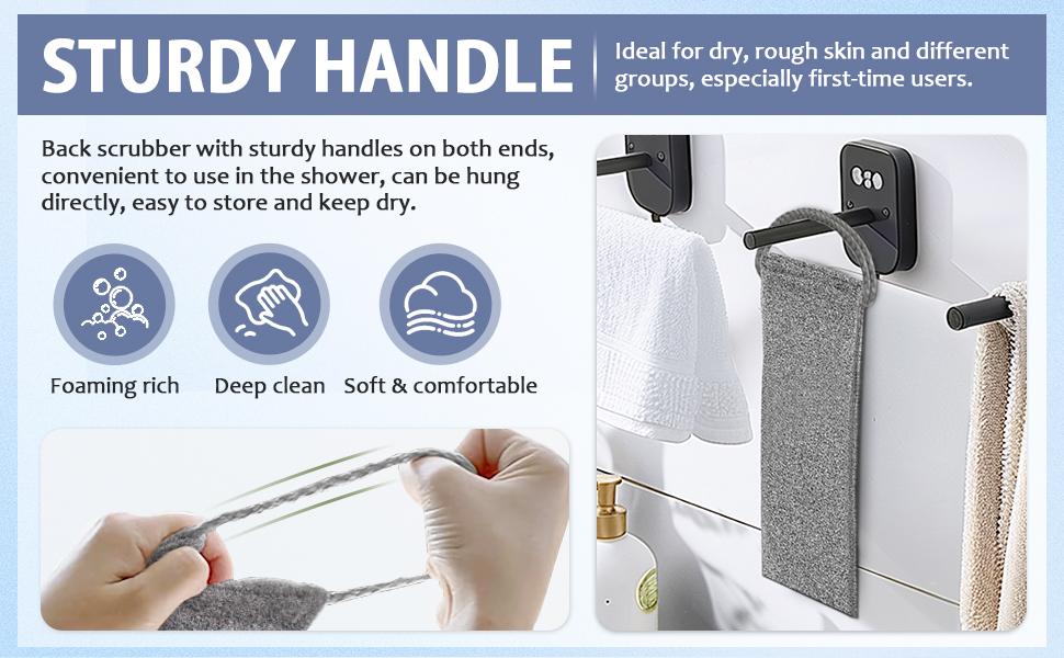 Exfoliating Body Scrubber for Men Women,Premium Bamboo Fiber Body Scrub Towel – Soft, Exfoliating, Gentle Bath Towel for Smooth Skin, Back Scrubber , Deep Clean , Body Exfoliator , Dead Skin Remover , Deep Exfoliation , Perfect Gift Exfoliating Body Scrubber for Men Women,Premium Bamboo Fiber Body Scrub Towel – Soft, Exfoliating, Gentle Bath Towel for Smooth Skin, Back Scrubber , Deep Clean , Body Exfoliator , Dead Skin Remover , Deep Exfoliation , Perfect Gift