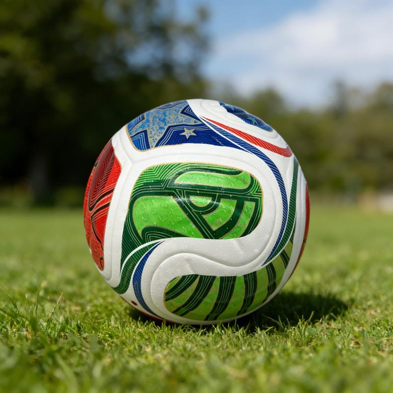 2026 Fifa World Cup Soccer Ball, Football Balls, Official Size 5, Thick PU Material, Seamless Durable Design, Ideal for Matches and Training, Top Gift Choice