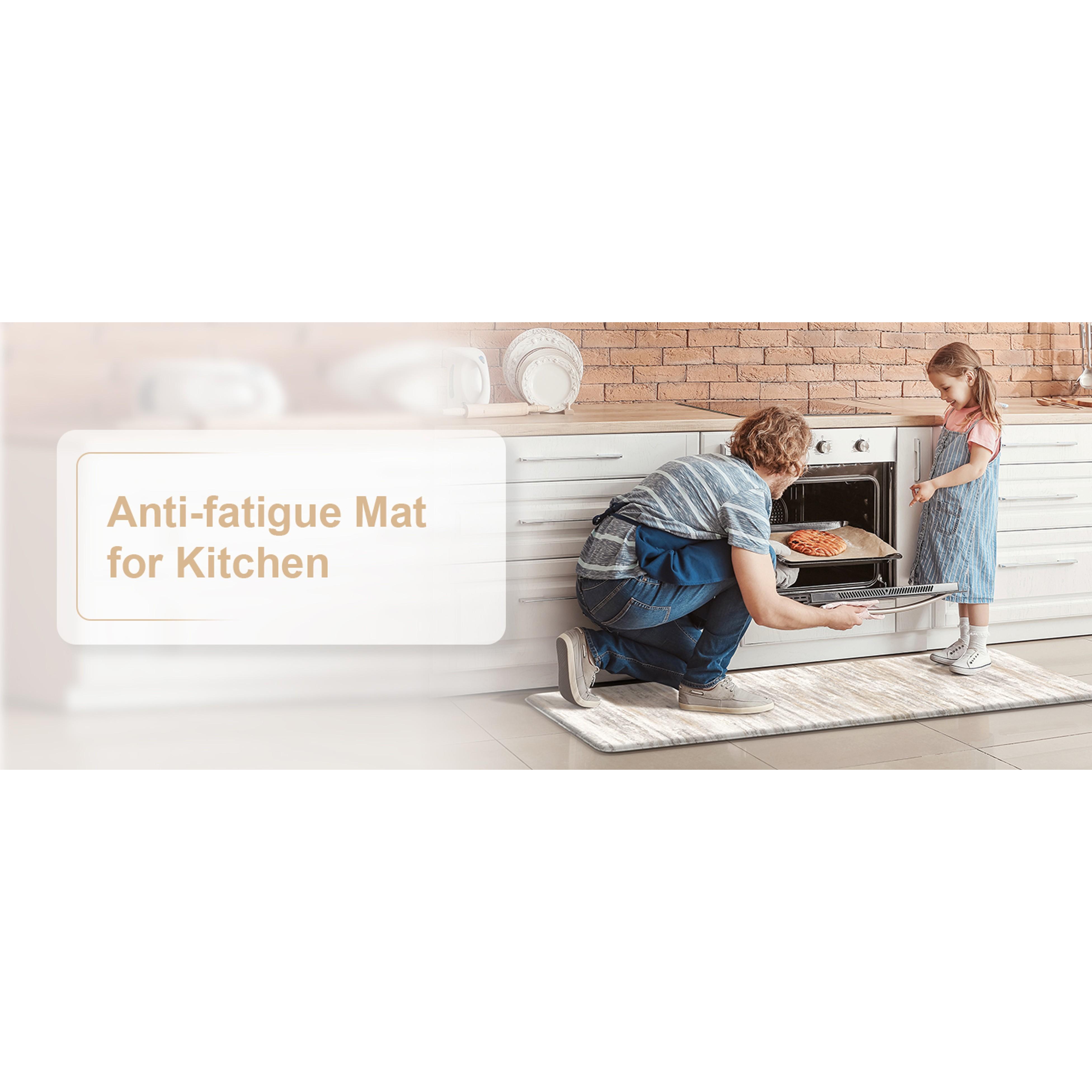 Anti Fatigue Kitchen Mats for Floor 2 Piece, Cushioned Abstract Kitchen Rugs,Memory Foam Kitchen Floor Mats, Standing Desk Mats for Laundry, Office, Sink Light Brown Multi 17"x47"+17"x29" Anti Fatigue Kitchen Mats for Floor 2 Piece, Cushioned Abstract Kitchen Rugs,Memory Foam Kitchen Floor Mats, Standing Desk Mats for Laundry, Office, Sink Light Brown Multi 17"x47"+17"x29"