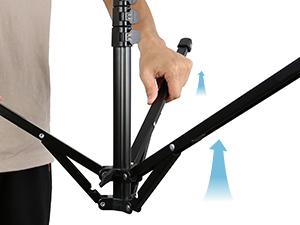 Weilisi Heavy Duty Tablet Tripod Stand 82” Tall, Floor Stand with Remote and Adjustable Gooseneck for Watching/Stream/Recording, Tripod for iPad Pro 12.9”/Kindle/iPhone, and All 4.5-13” Tablet/Phone (Best Gifts for Halloween & Christmas )